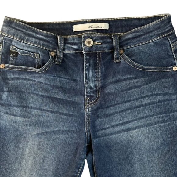 KANCAN Ripped Knee Raw Hem Skinny Jeans - Size 5/26 - Picture 4 of 9